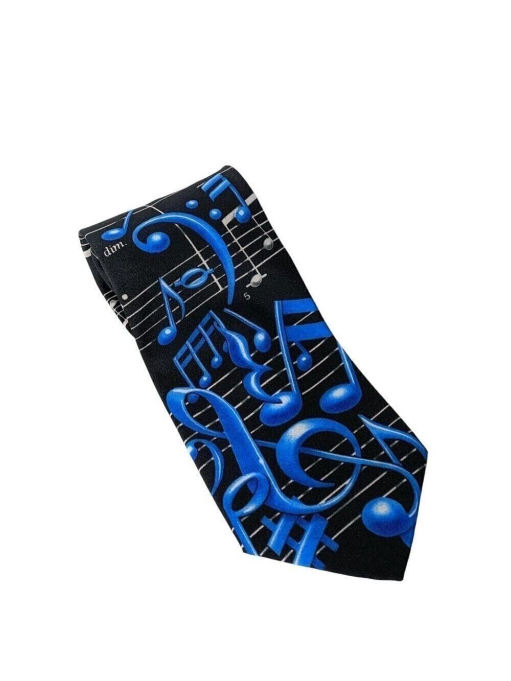 Ralph Marlin 1994 Musical Notes Necktie